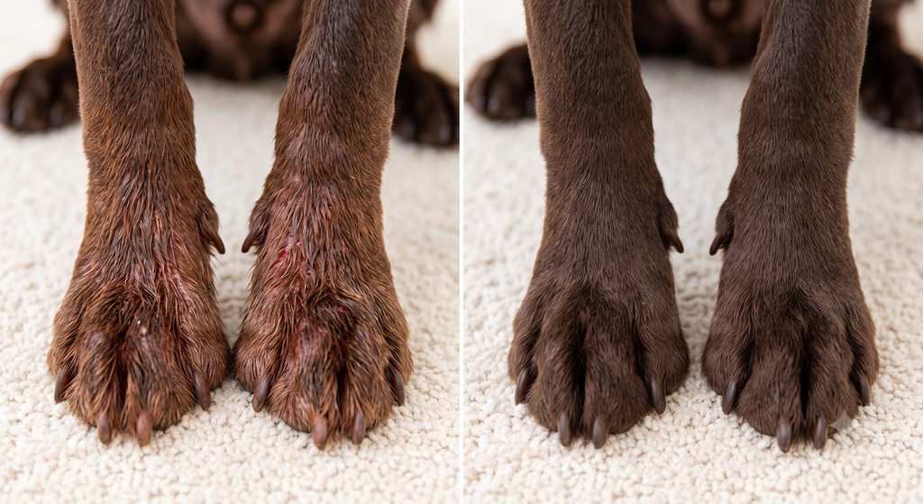 Patas antes y despues