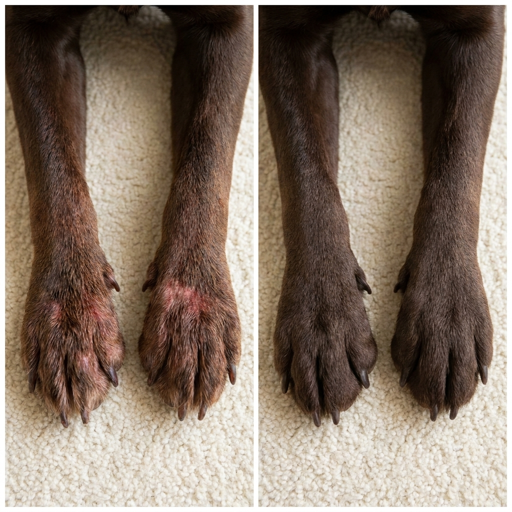 Patas antes y despues